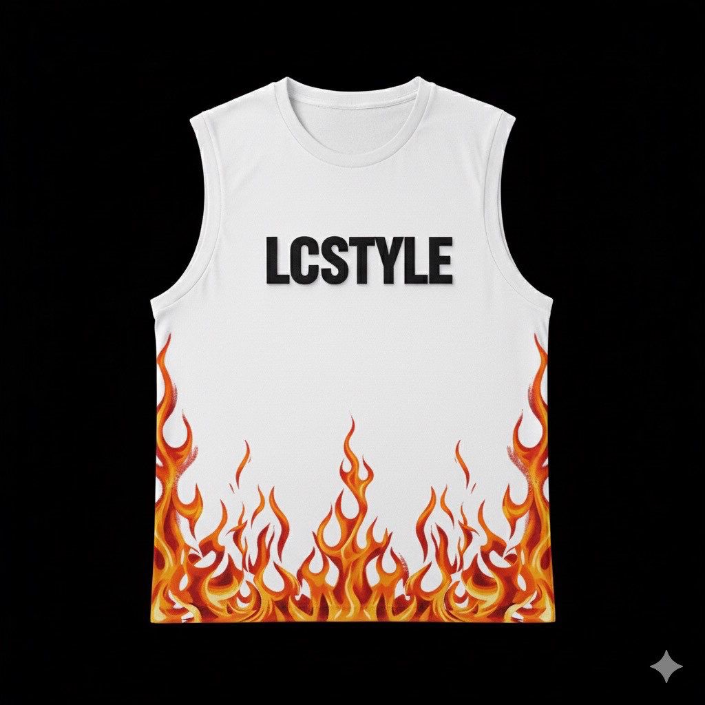 White Blaze LC. Style Tank Top